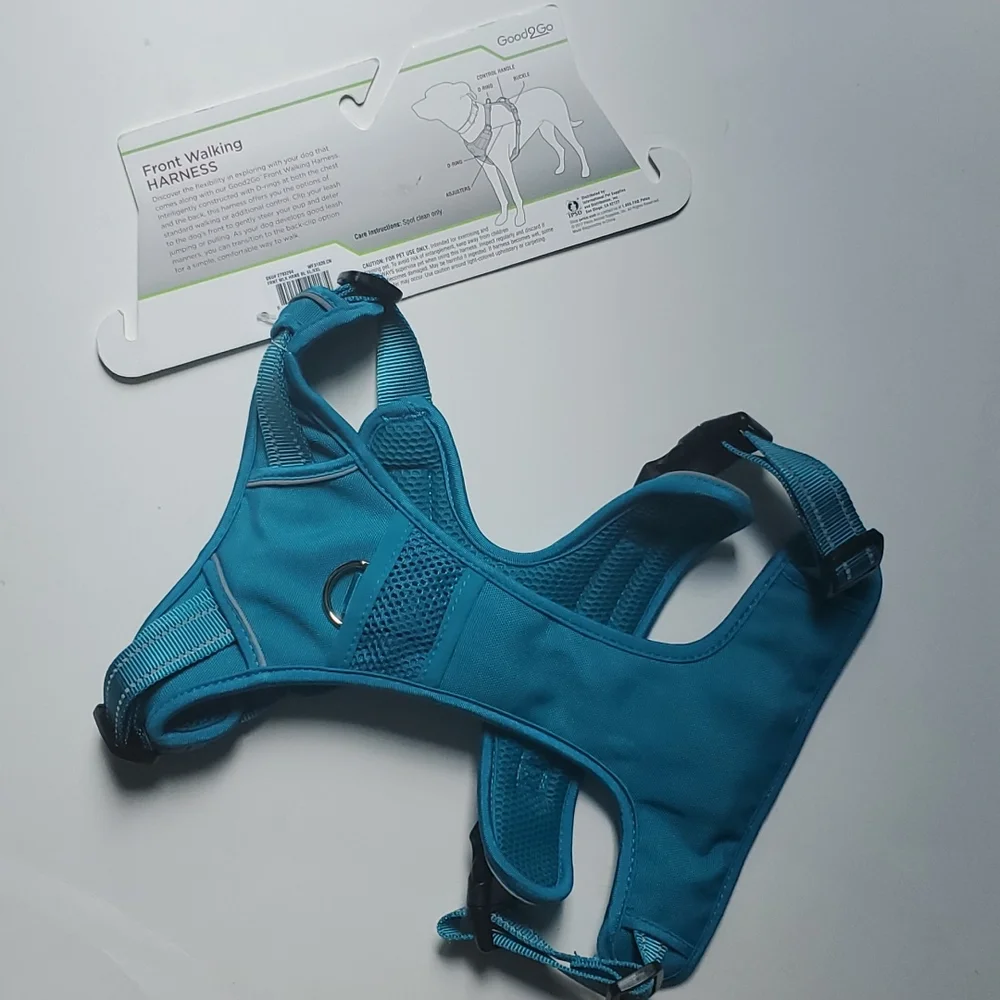 Good2Go Blue Front Walking Dog Harness-L
